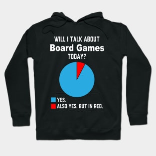 Will I Talk About Board Games Today - Tabletop Board Gaming Hoodie